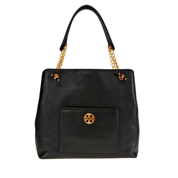Tory Burch Chelsea Tote Handbag in Black - Picture 1 of 4